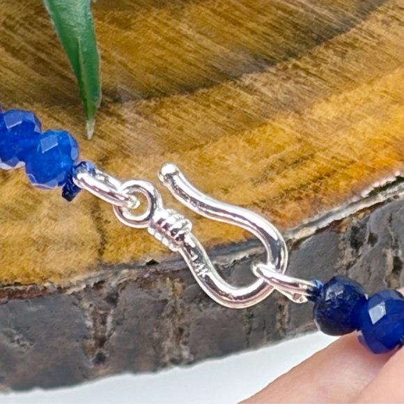 Moonstone Pendant Necklace Handmade Southwest Boho Sterling Silver 925 Filled - Picture 6 of 6